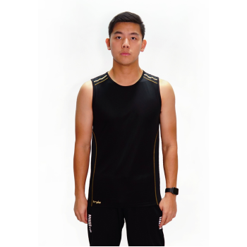 TRIJEE |Revin Men Black - Sleeveless